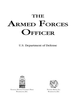 cover image of The Armed Forces Officer